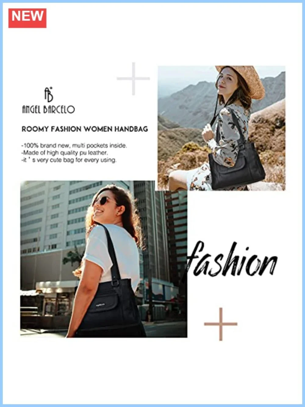 Soft Washed PU Leather Hobo Bag, Large Tote Shoulder Handbag with Triple